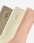Washed 3Pk Crew Socks (L)