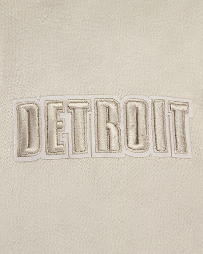 Detroit Lions Neutral Drop Shoulder Fleece Pull Over Hoodie