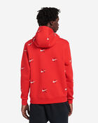 Nike NSW AOP Club Fleece Pullover Hoodie DV9601-657 Red 3