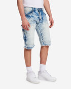 Luxe Wash Front Panel Denim Shorts