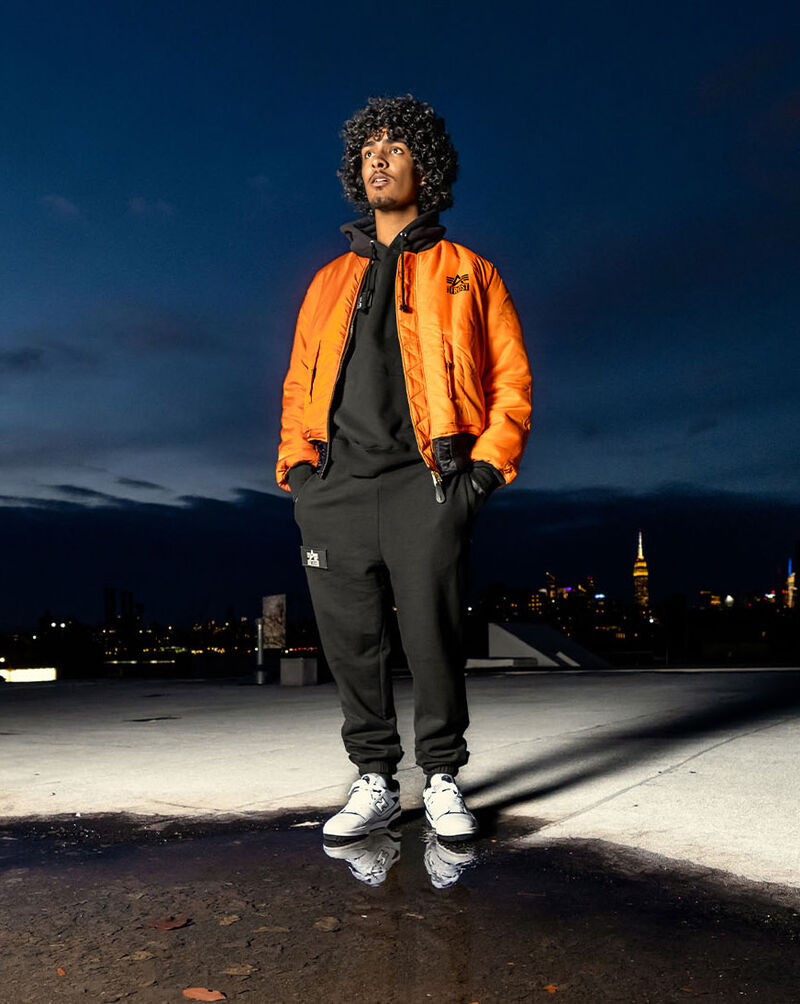 J-Frost x Alpha Industries Reversible Nylon Bomber CJJ53500C1-BLK Black 5