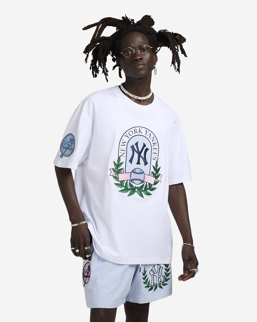 LOHEN ボトルネック レイヤードブルゾン　ホワイト Shop PRO STANDARD New York Yankees Tee LNY1315492-WHT white
