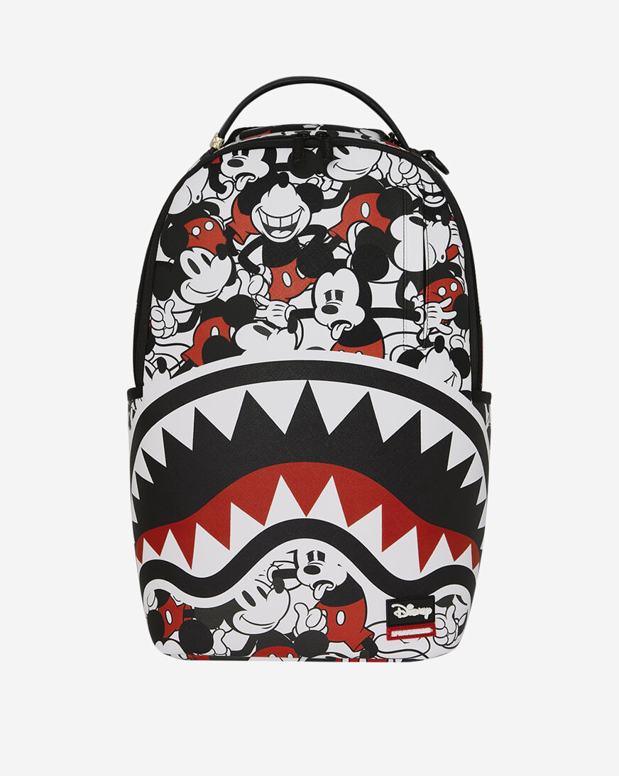 Shop Sprayground Disney Mickey Crammed Backpack B8864 multi