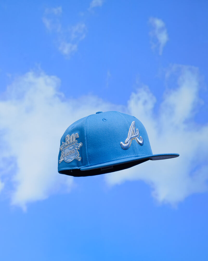 New Era 59Fifty Atlanta Braves Fitted Hat 71015706 Blue 5