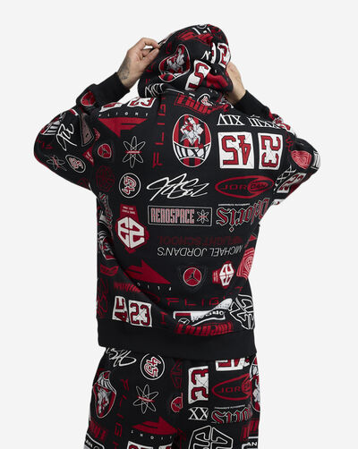 Brooklyn Essentials AOP Logo Hoodie