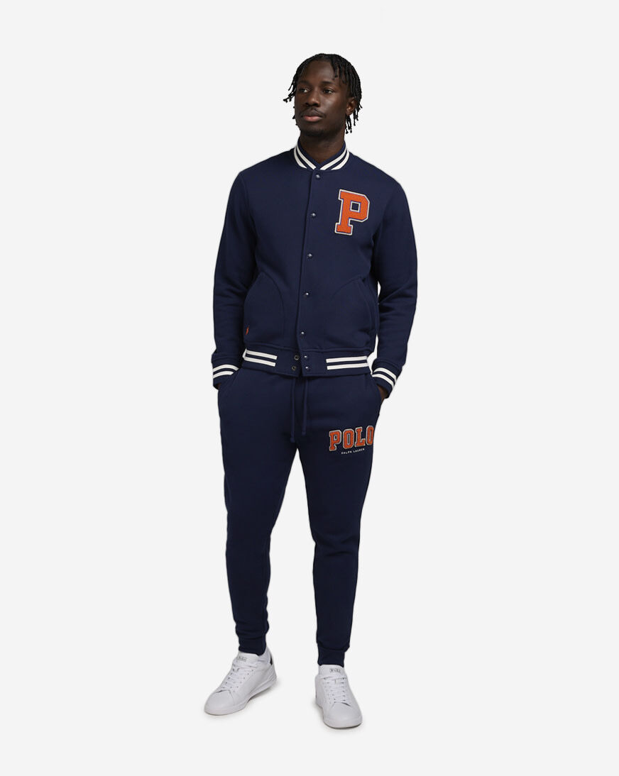 Shop Polo Ralph Lauren The RL Fleece Baseball Jacket 710959022001