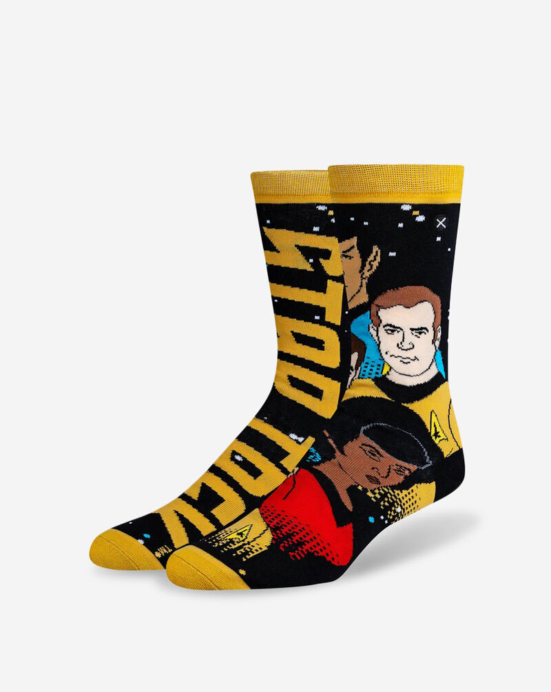 Odd Sox Star Trek Split Crew Socks (L) 37990MONCD Multi 1