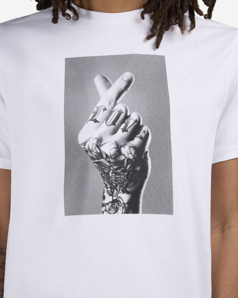 Mister Tee Love Hand Sign Tee MTUS472-US-00220 White 3