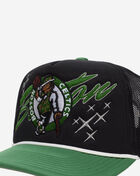 Mitchell  Ness Boston Celtics Trucker City Shine Adjustable Hat HT14766-BCEBKGN Black 2