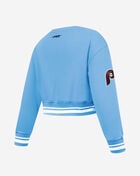 PRO STANDARD Big Girls' Philadelphia Phillies Retro Classic Rib Fleece Crewneck LPHBC315130-UNI Blue 3