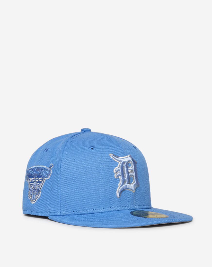 Shop New Era 59Fifty Detroit Tigers Fitted Hat 71015727 blue