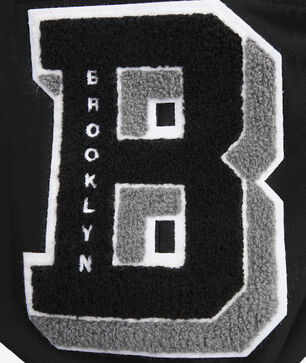 Brooklyn Nets Mash Up Rib Fleece Pull Over Hoodie