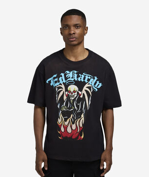 Sacred Heart Rhinestone Boxy Tee 