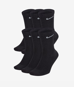 6Pk Everyday Cushioned Training Crew Socks