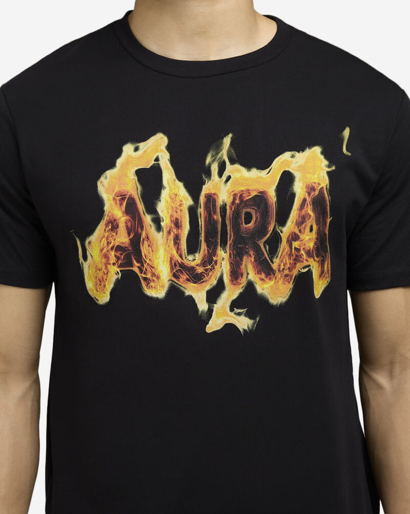 Mister Tee Aura Flaming Tee MTUS451-US-00007 Black 3
