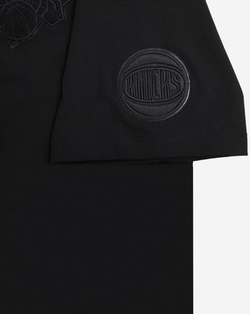 Shop PRO STANDARD New York Knicks Triple Black Classic Boxy Tee
