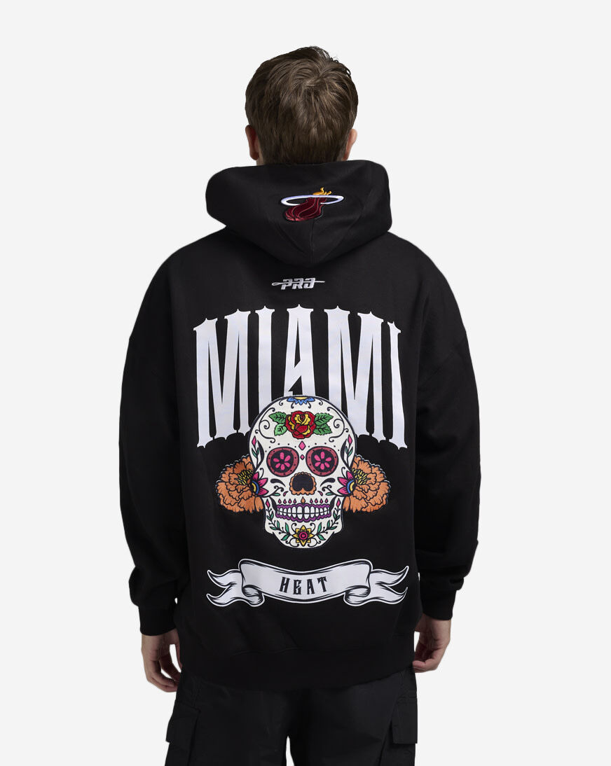 Shop PRO STANDARD Miami Heat Day Of The Dead Hoodie BMH5516269-BLK