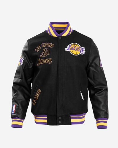 Los Angeles Lakers Retro Classic Rib Wool Varsity Jacket