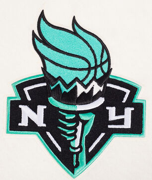 New York Liberty Cropped Pullover Hoodie