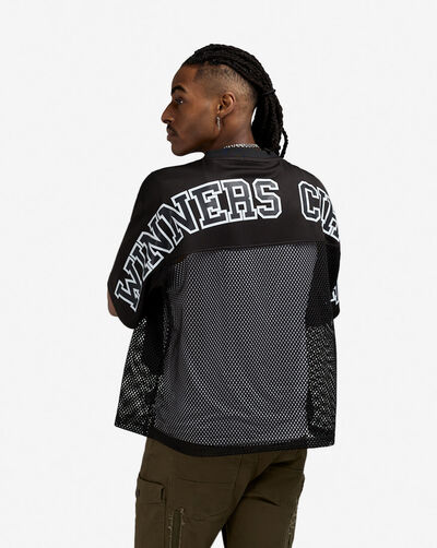 Winner Circle Cropped Mesh Tee