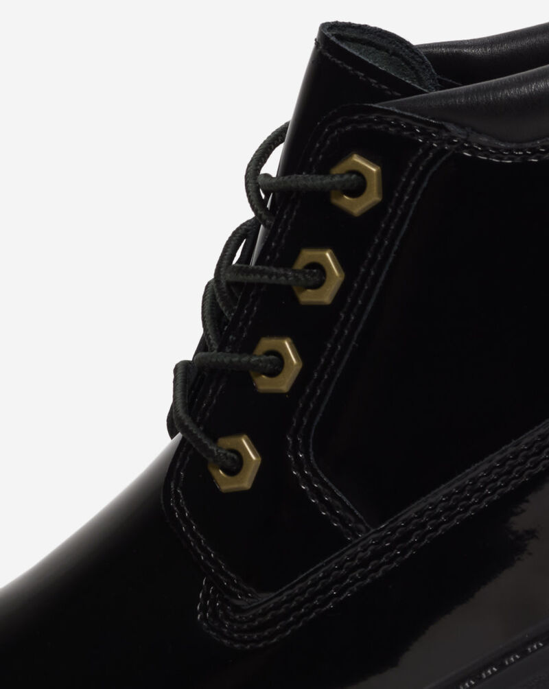 Timberland Patent Leather Stone Street Platform Chukka TB0A2HA9EL6 Black 8