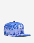 New Era 59Fifty New York Mets Flames Fitted Hat 60949337 Blue 1