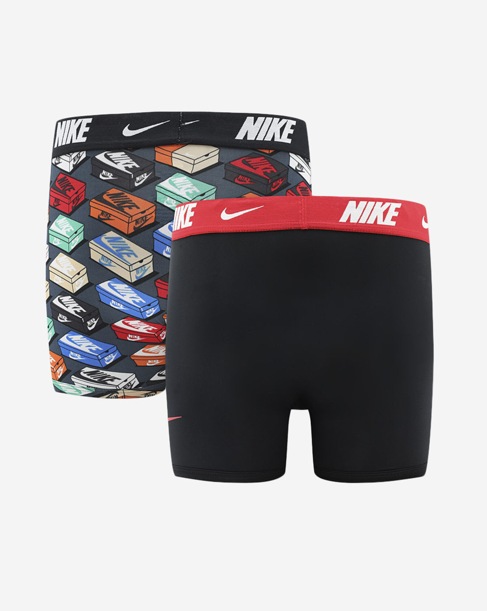 Shop Nike Big Kids' 2PK Printed Boxer Briefs 9N1259-023 black | SNIPES USA
