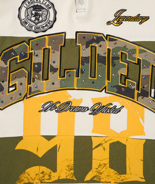 Kids' Striped Rugby Polo Tee