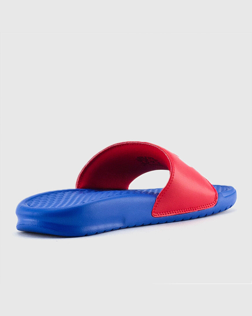 red nike slides womens