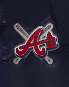 Atlanta Braves Mash Up Rib Satin Jacket