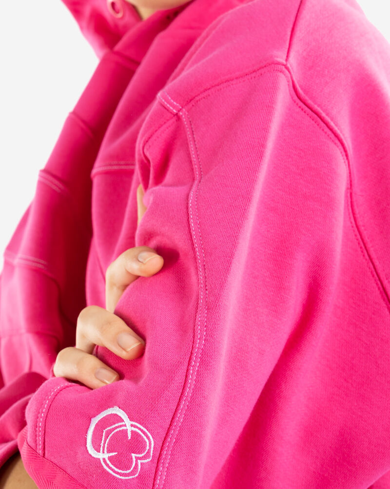 Reebok Cardi Cropped Hoodie HS4309 Pink 4