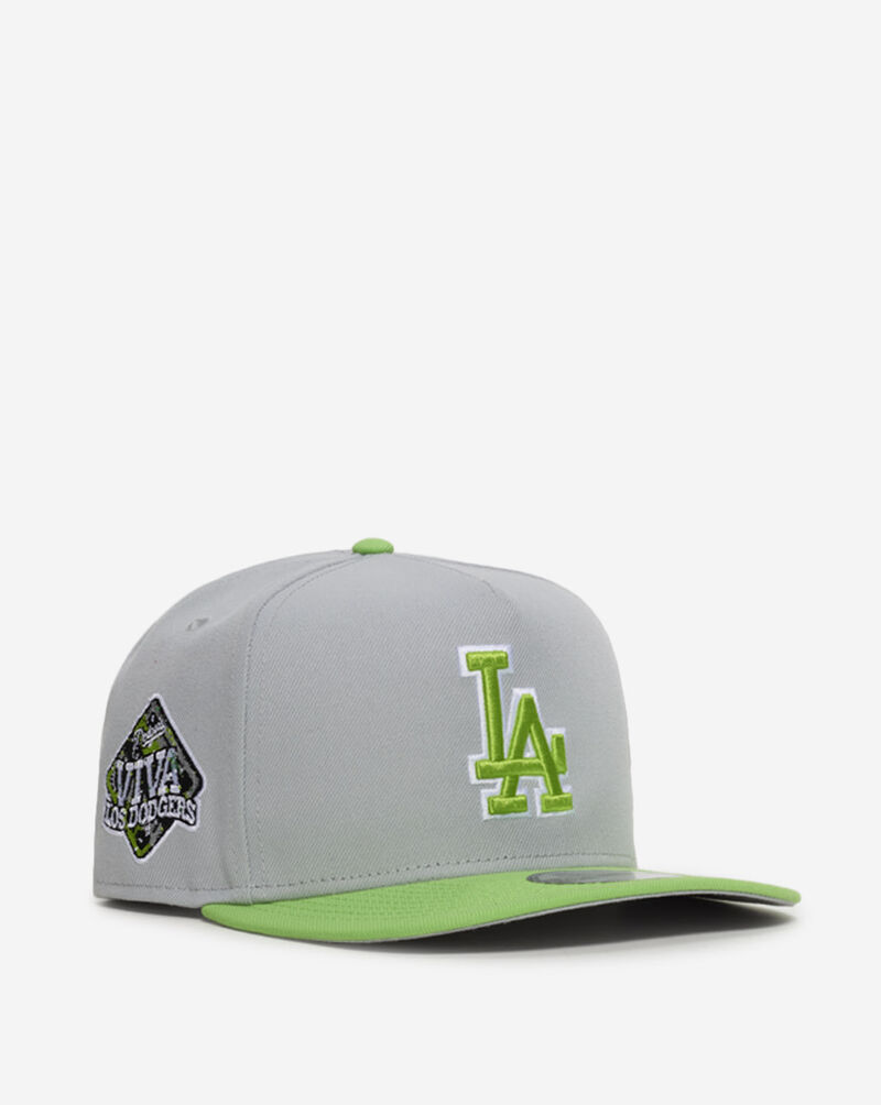 New Era 9Fifty Los Angeles Dodgers A-Frame Snapback Hat 71015773 Grey 1