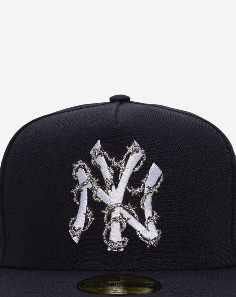 New Era 59Fifty New York Yankees A-Frame Fence Fitted Hat 60693491 Blue 2