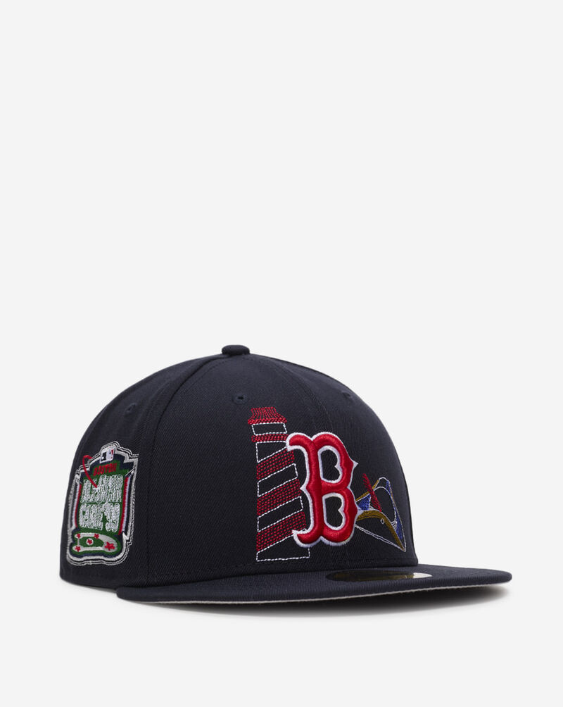 New Era 59Fifty Boston Red Sox State Stitch Fitted Hat 60641258 Blue 1
