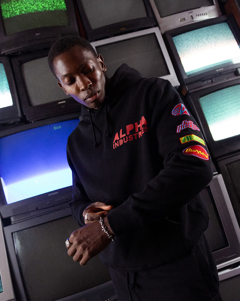 Alpha Industries Alpha Hoodie CSS54500C1-BLK Black 5