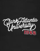 Clark Atlanta University Vintage Varsity Rib Fleece Pull Over Hoodie