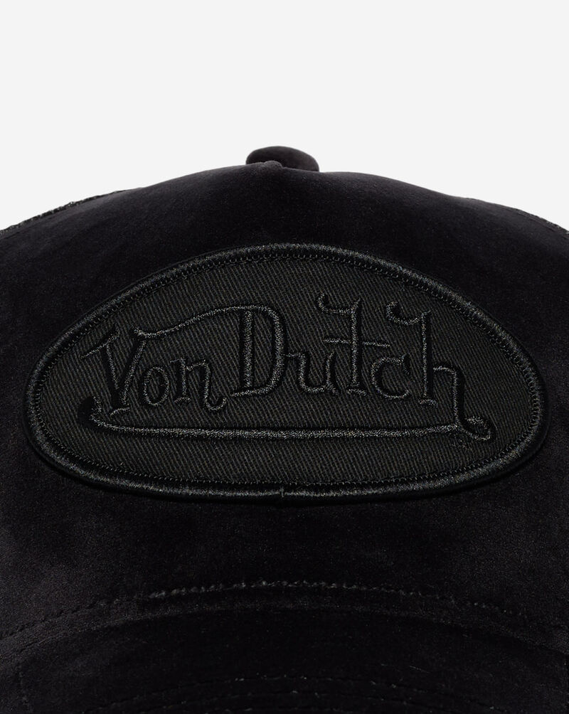 Von Dutch Velvet Trucker Hat VDWB4HT075-010 Black 2