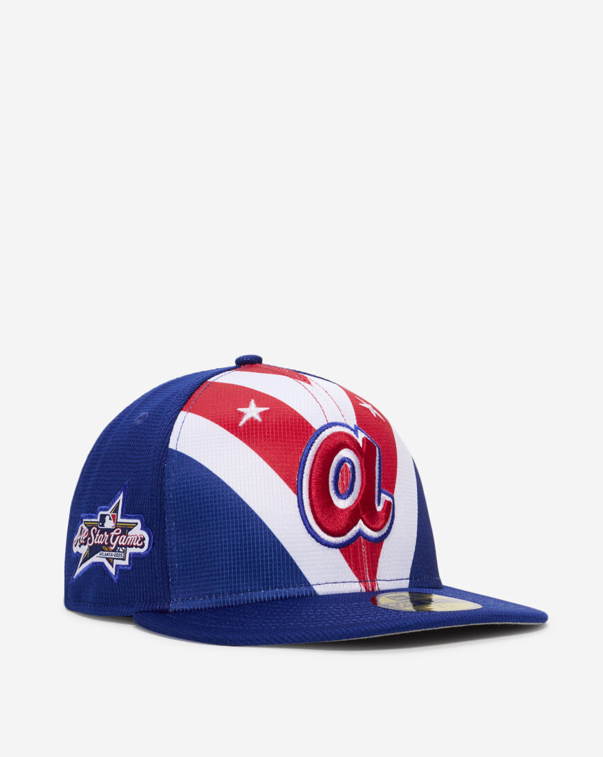 Shop New Era 59Fifty Atlanta Braves Icon Allstar Logo Fitted Hat