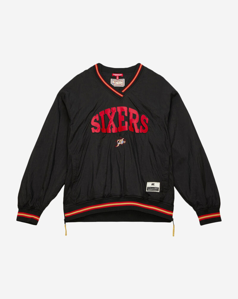 Mitchell  Ness Melody Eshani Shooting Shirt Philadelphia 76ers OJPO6356-P76YYPPPBLCK Black 1