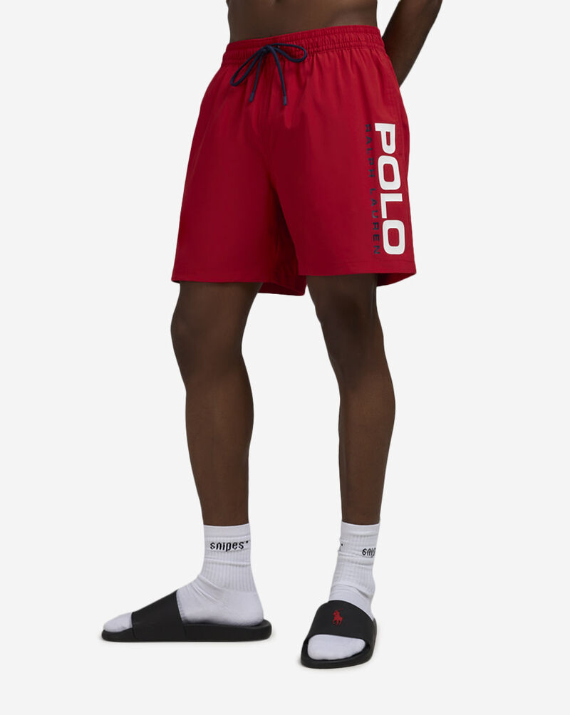 Polo Ralph Lauren 5.75-Inch Traveler Classic Swim Trunk 710963313004-RED Red 1