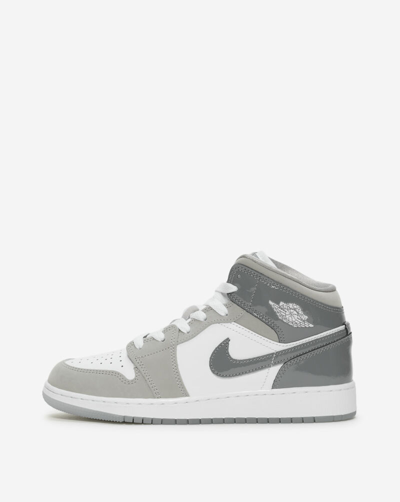 Jordan Big Kids' Air Jordan 1 Mid SE HF3193-100 Grey 1