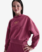 Nike Big Kids' NSW Club Fleece Boxy Hoodie HV0422-634 Pink 3