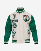 PRO STANDARD Boston Celtics Retro Classic Rib Wool Varsity Jacket BBC655851-EKG cream 1