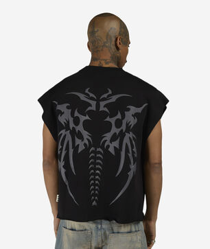 Skeleton Terry Muscle Tee