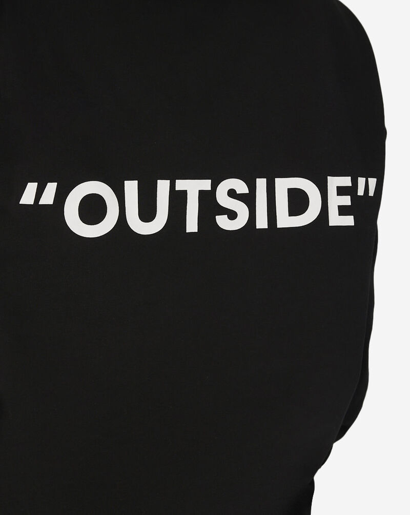 Graphic Hoodie Outside Hoodie MTUS065 Black 4