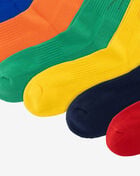 Polo Ralph Lauren Big Pony 6Pk Crew Socks (L) 821663PK3-993 Multi 3
