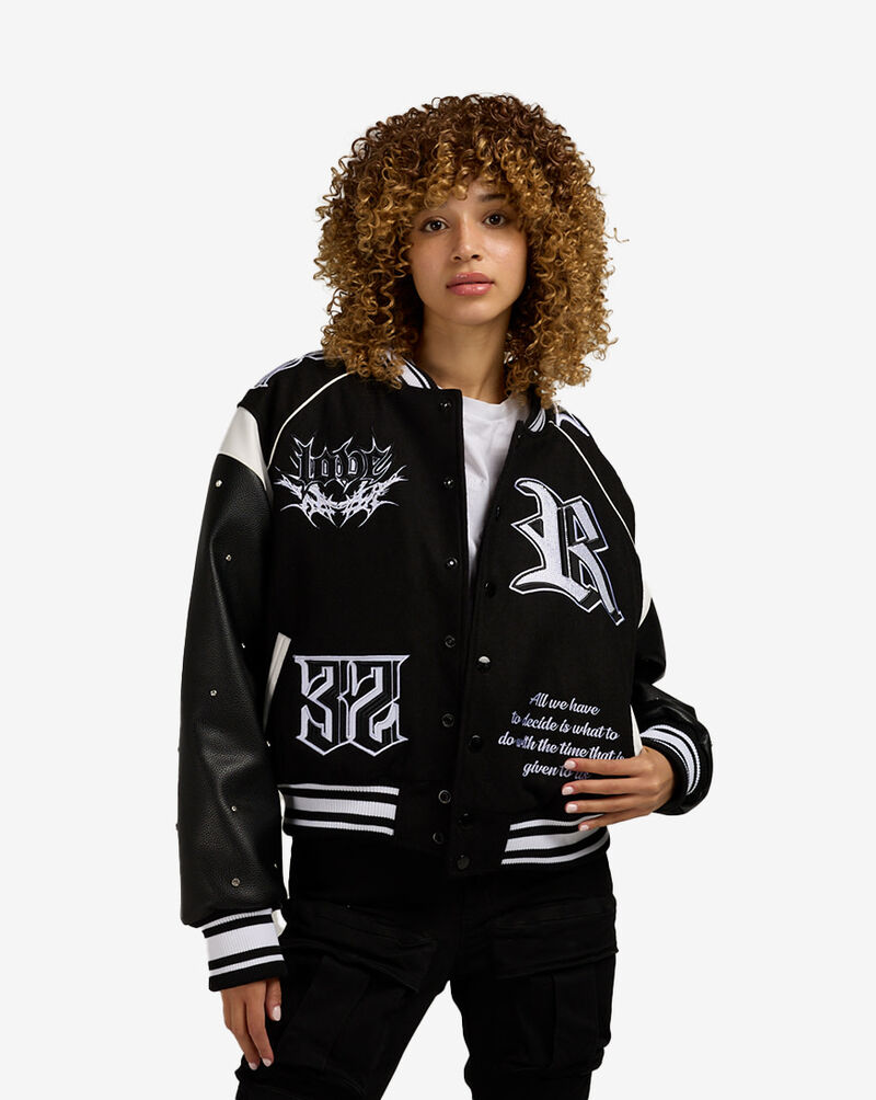 Smoke Rise Rhinestone GF Jacket AJ24995SN-BLK Black 1