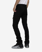 Jordan Craig Distressed Rip Repair Stacked Jeans JTF2257A-BLK Black 2