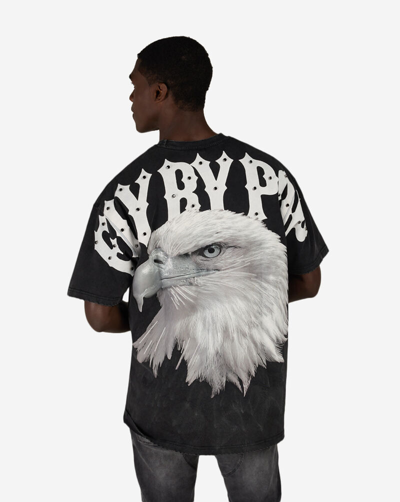 Fly by POP Eagle Tee FBP0019-BLK Black 2