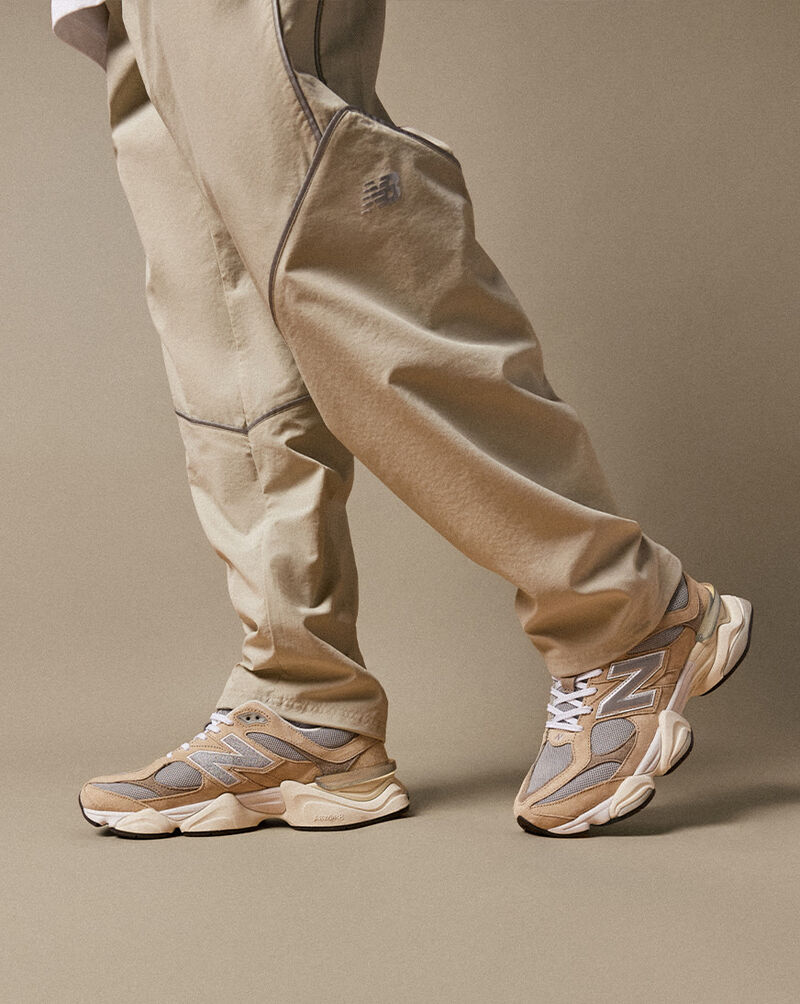 New Balance Reflective Woven Pants MB61Q27Z-SHY Beige 5